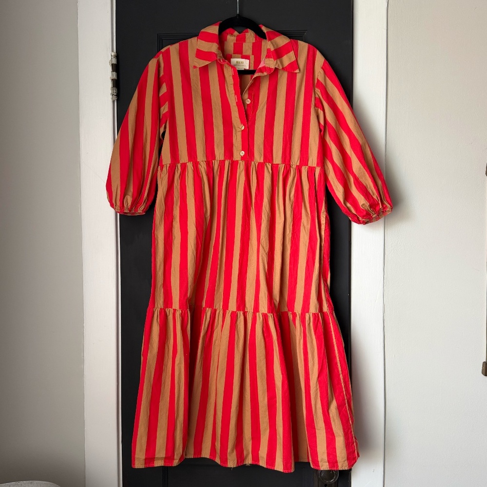 Maeve BettinaTiered Shirt Dress